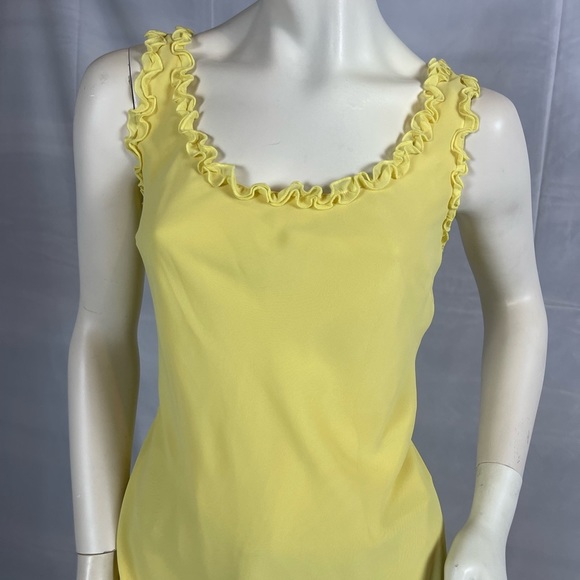 Liz Claiborne Yellow Ruffle Dress - Picture 5 of 7